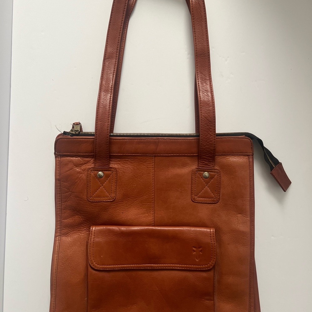 Frye leather tote